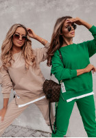 Komplet dresowy People beżowy