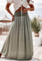 Spódnica maxi Valley khaki