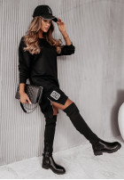 Długa bluza oversize Only černá