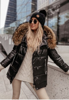 Čepice z pomponem North Pole černá