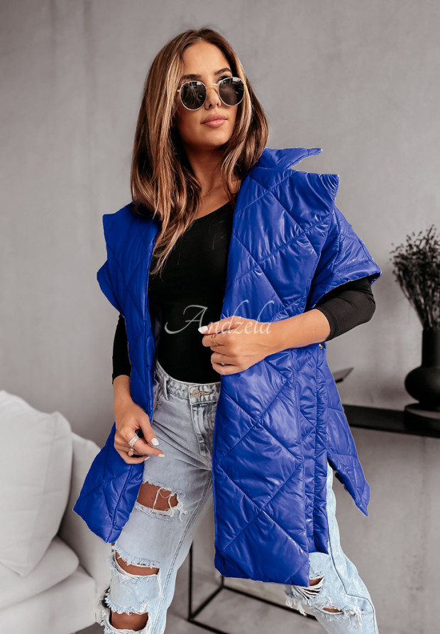 Vesta oversize s límcem Stay Away kobaltová