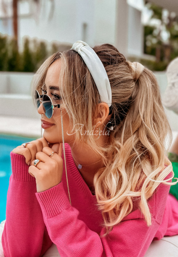 Čelenka s vázáním Dear Princess Bílá