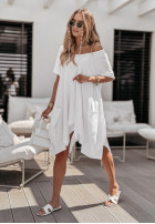 Halenka Tunika oversize I Am Me Bílá