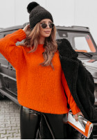 Svetr oversize Manville oranžový