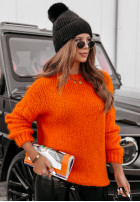Svetr oversize Manville oranžový