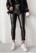 Legíny  z imitace kůže Sessy černé