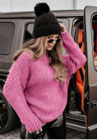 Svetr oversize Manville růžový
