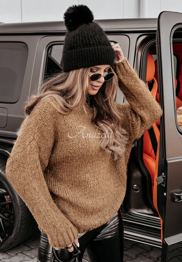 Svetr oversize Manville velbloud&iacute;