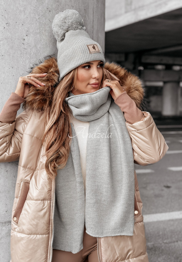 Žebrovan&aacute; &scaron;&aacute;la Winter Vibes Světle&scaron;ed&aacute;