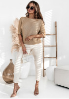 Svetr oversize Alizee zlatý
