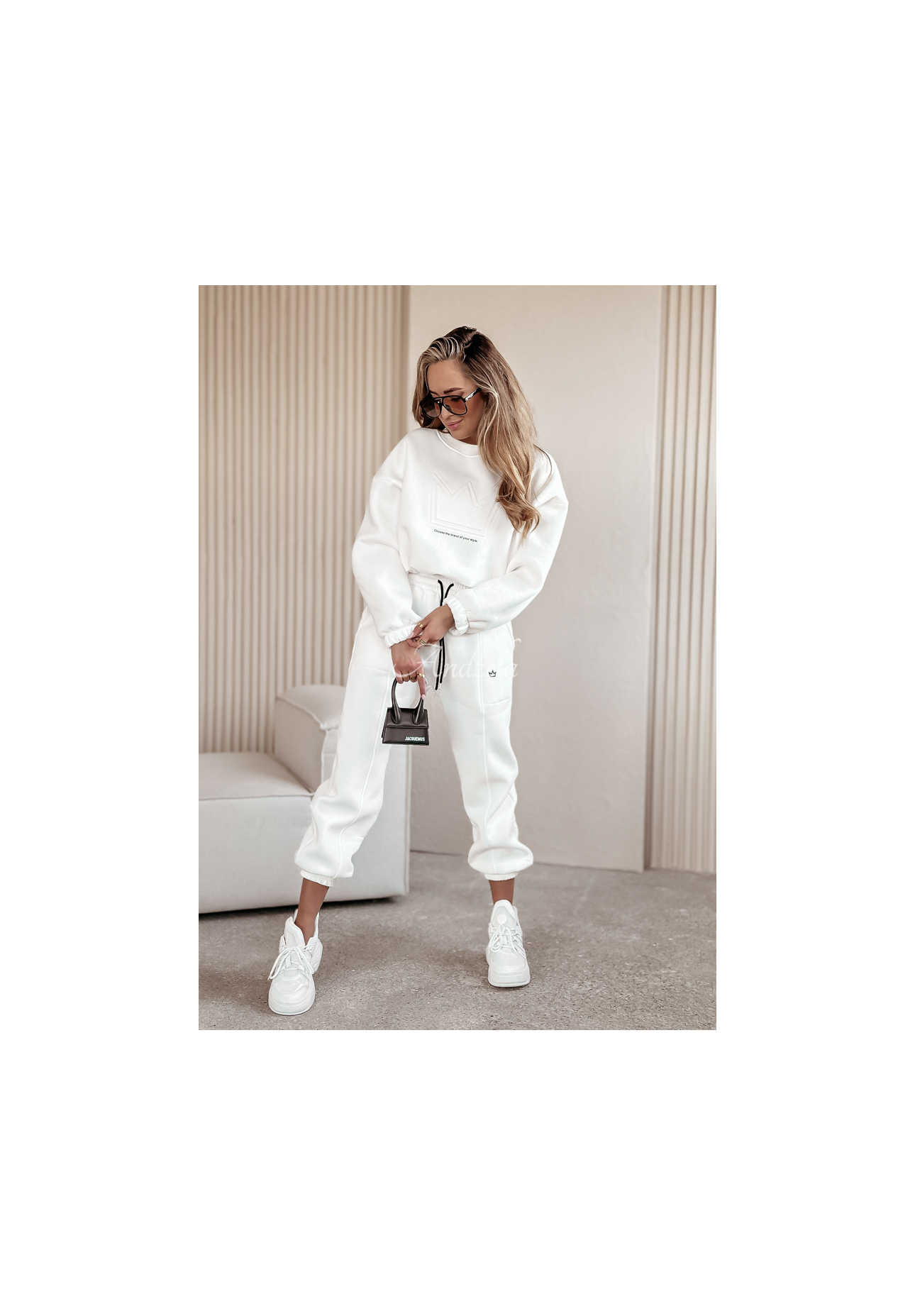 Tepláková souprava Queen ecru