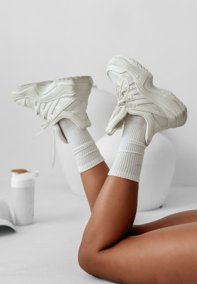 Dlouhé ponožky Basic Choice bílé