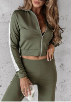 Tepláková souprava Fit And Fierce khaki