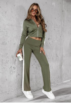 Tepláková souprava Fit And Fierce khaki