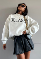 Mikina oversize La Milla Classy ecru