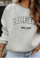 Mikina oversize California West Coast Šedá