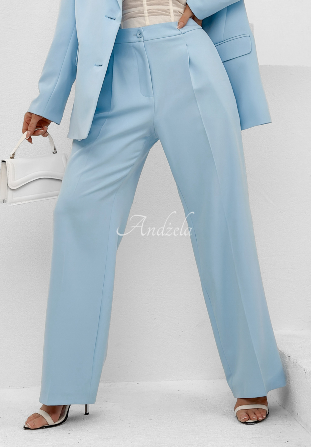 Elegantn&iacute; kalhoty wide leg My Necessity blankytn&eacute;