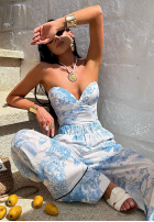 Body vzorované La Milla Dreamy Places blankytné