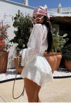 Koronkowe spódnico-spodenki La Milla Exquisite Lace bílé