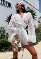 Koronkowe spódnico-spodenki La Milla Exquisite Lace bílé