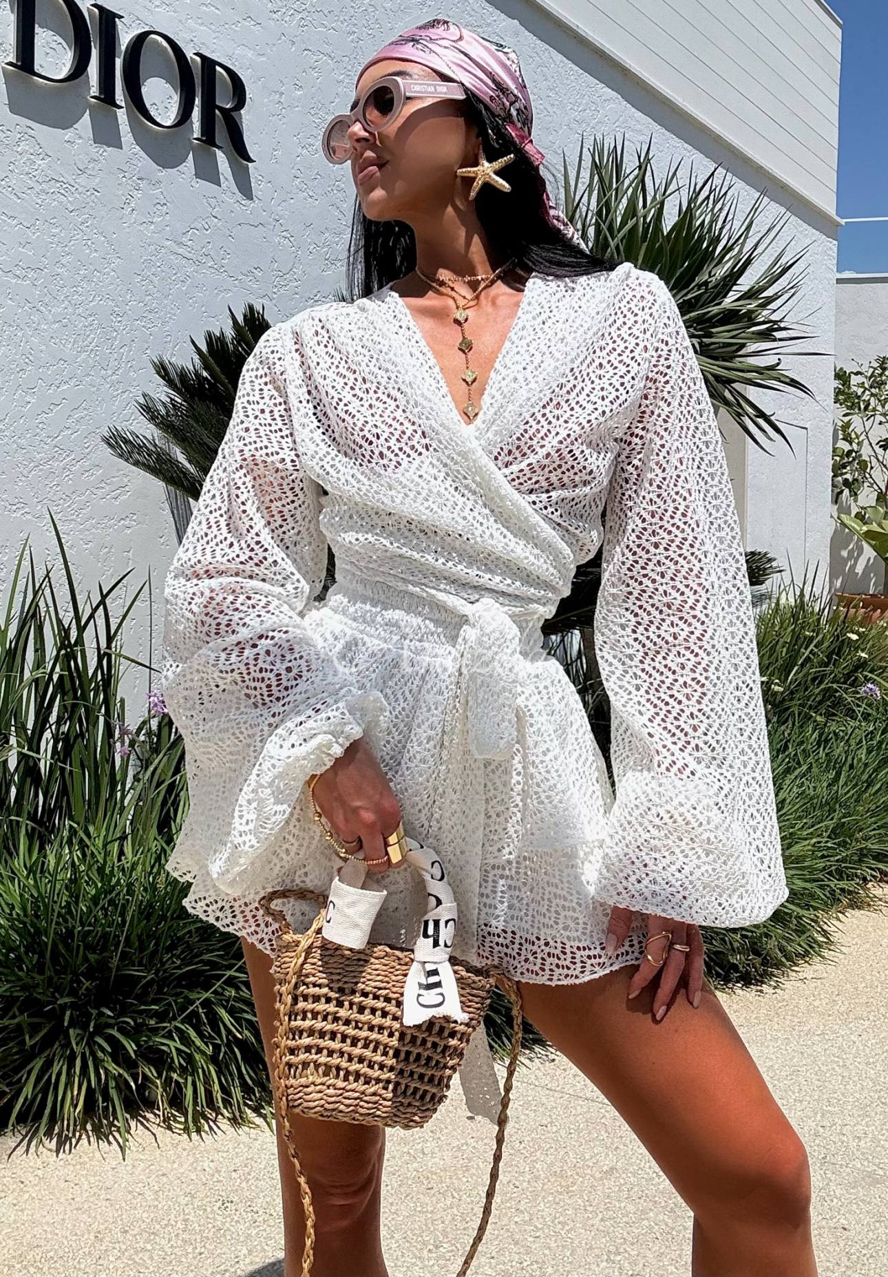 Krajková souprava halenka a sukně-šortky La Milla Exquisite Lace bílé
