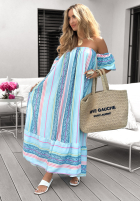 Wzorzysta Šaty španělština Cocoa Beach blankytná