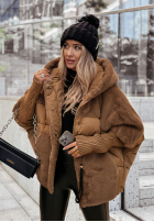 Prošívaná Bunda z futerkiem Snow & Pines velbloudí