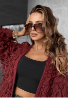 Brýle przeciwsłoneczne vzorované Sunnies For Me hnědé