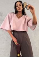 Eleganckie Kalhoty wide leg La Milla Own Rules čokoládové