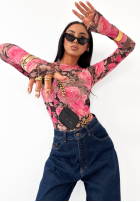 Kwiecista Halenka La Milla Pink Dream różowo-čokoládová