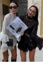 Koronkowa Halenka z falbankami La Milla Bye Forever černá