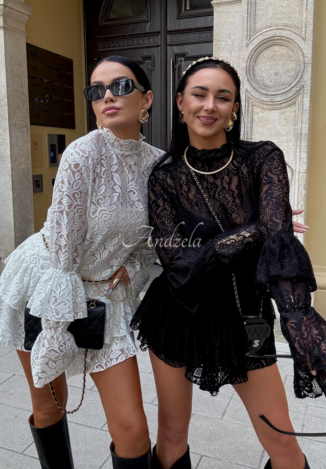 Krajková viskózová halenka La Milla Bye Forever Bílá