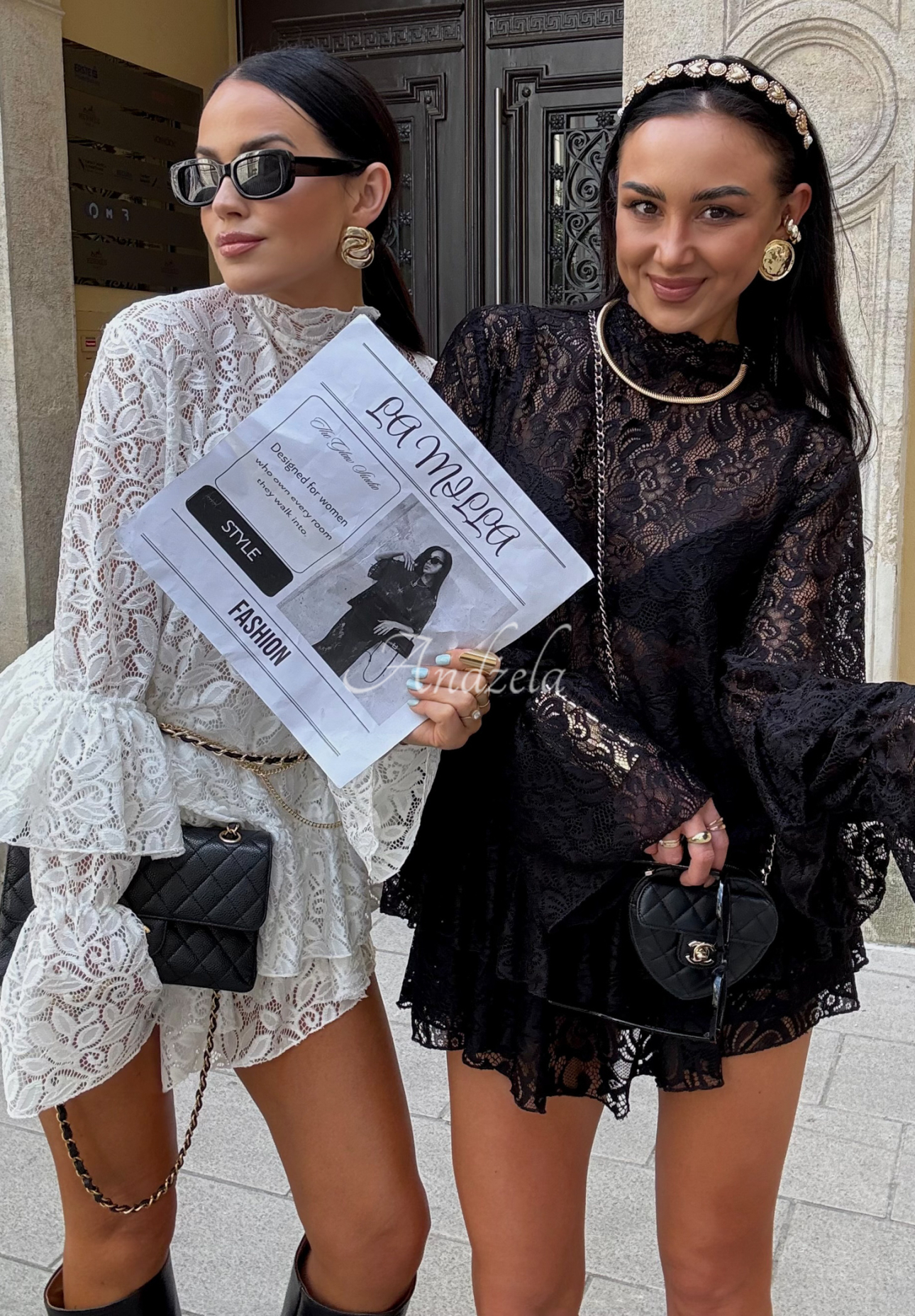 Krajková viskózová halenka La Milla Bye Forever Bílá