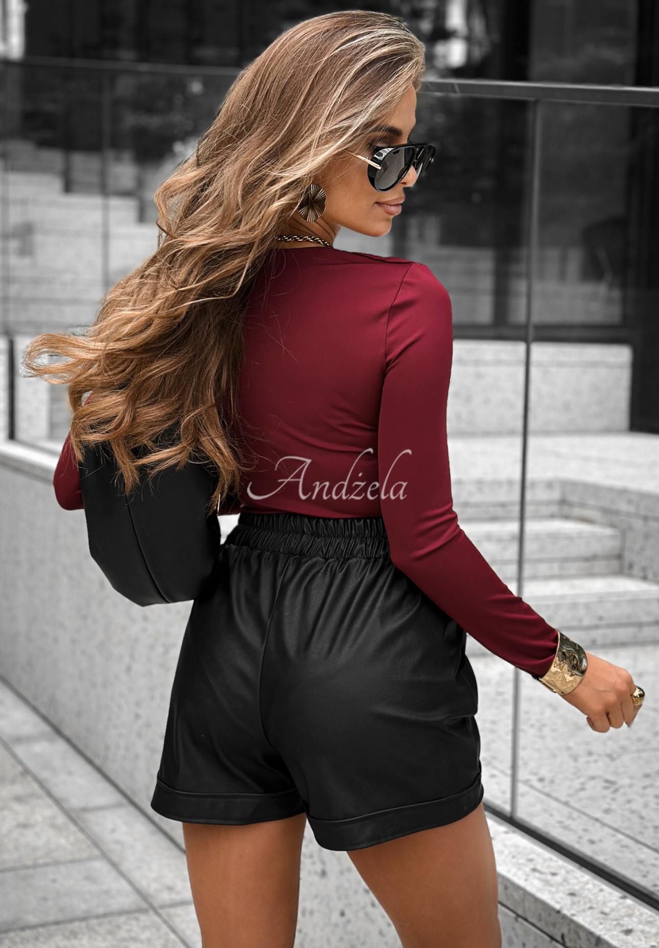 Halenka longsleeve Not Anymore vínová