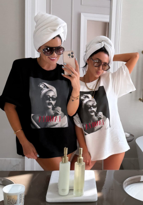 Tričko s potiskem La Milla Her Era Černé