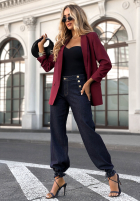 klasický Sako Premium bordowa