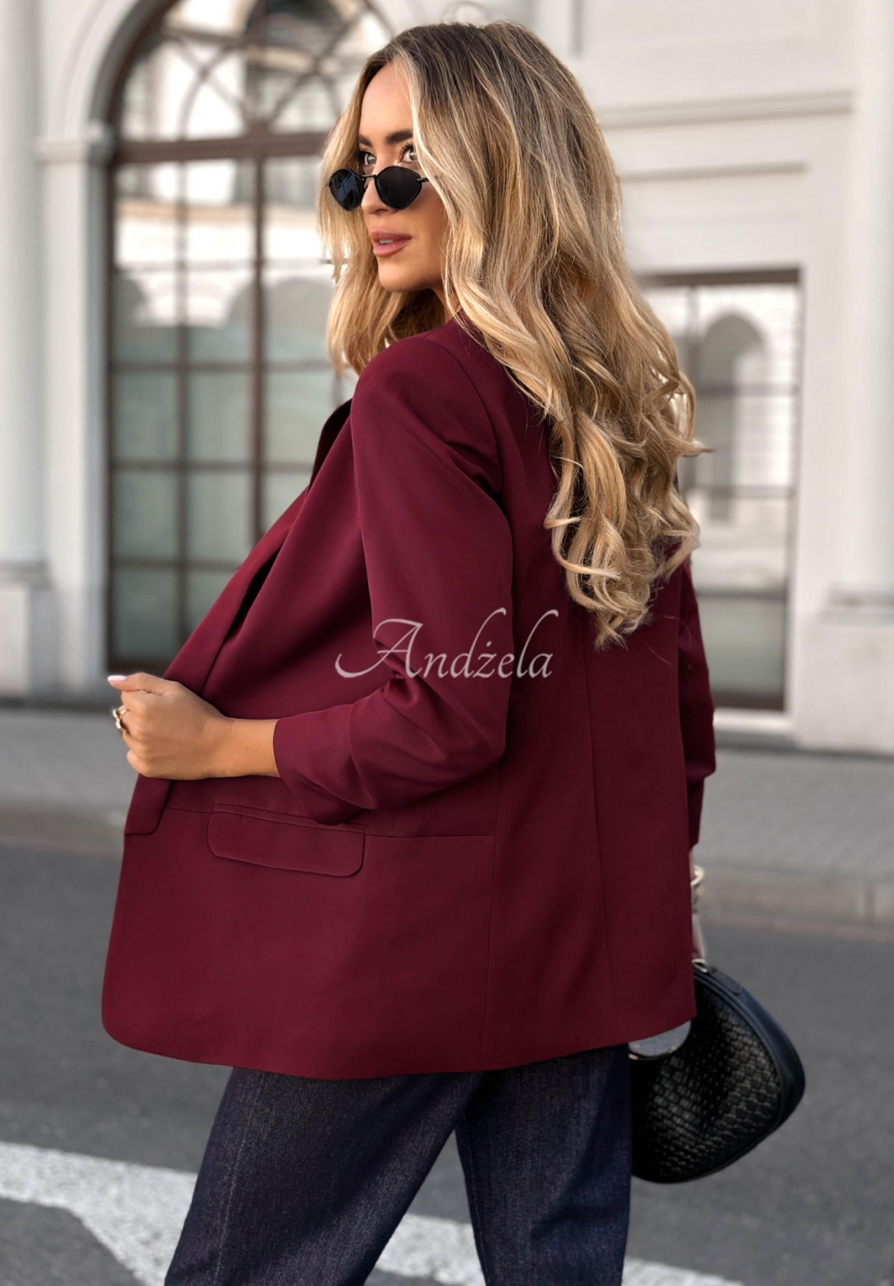 Klasické sako Premium burgund