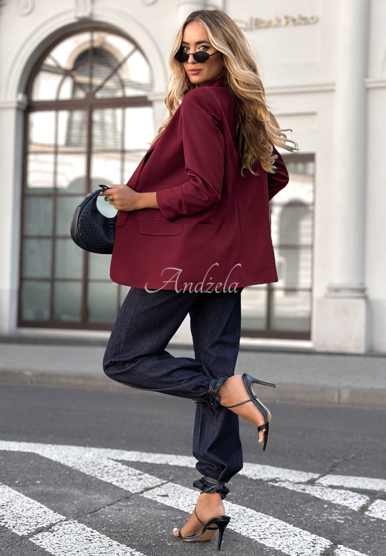 Klasické sako Premium burgund