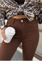 Kalhoty džínové  skinny Fuel Your Passion čokoládové