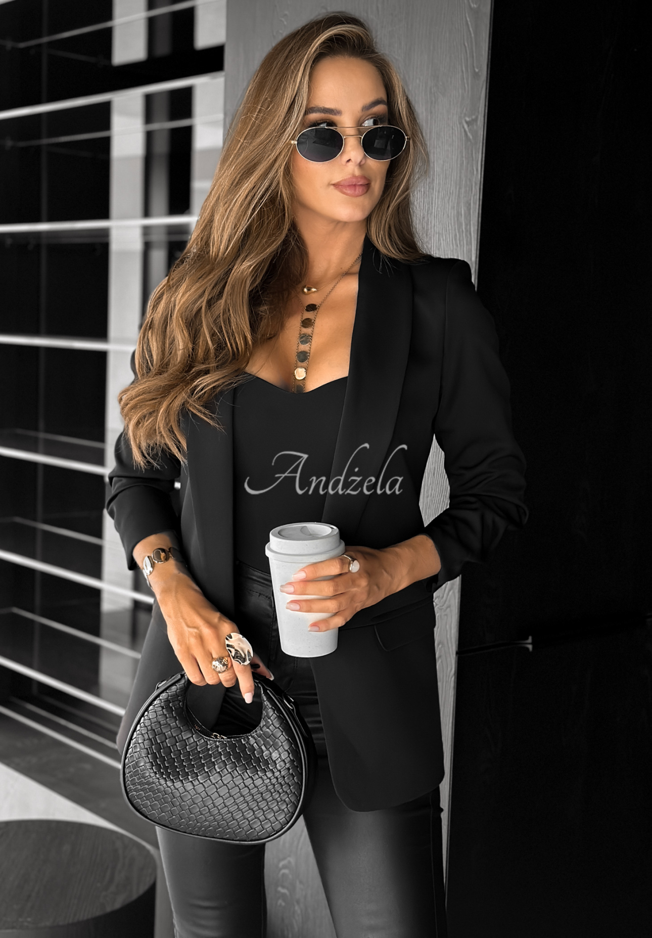 Klasické sako Premium černá