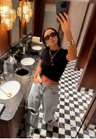 Kalhoty džínové  z przetarciami La Milla Look At Her modré