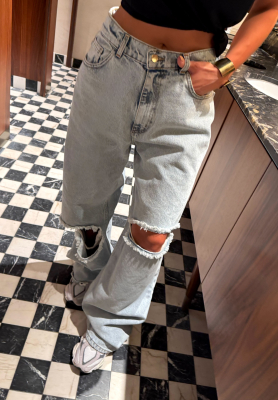 Džíny s oděrkami La Milla Look At Her modré