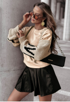 Mikina Lovely Sleeves světle béžový