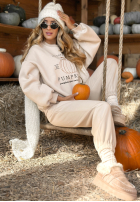 Tepláková souprava Mikina i Kalhoty Pumpkins béžový