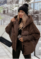 Prošívaná Bunda z futerkiem Snow & Pines čokoládová