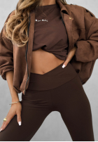 Legíny I Am Ready Now čokoládové