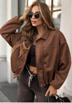 Bunda bomberka Give Me Truth čokoládová