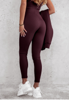 Souprava 3in1 Legíny, top i Mikina Super Fit wino