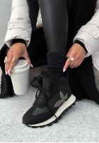 Sneakersy z futerkiem Getting Really Cold černé