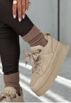 semišové sneakersy Comfy In The Cold béžové